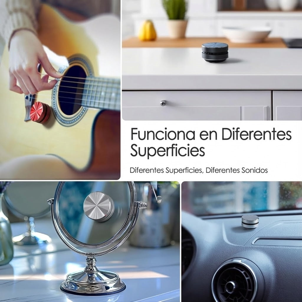 SoundVibraz™ - Altavoz de Resonancia (Edición Aluminio)